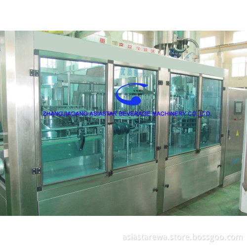 Monobloc 3 in 1 PET bottled tea drink filling machine
